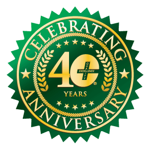 40th logo